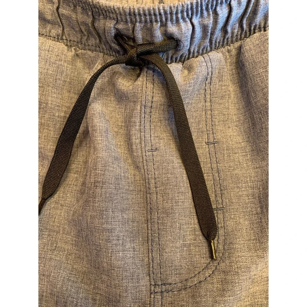 Hurley Boys Sz 18/20 Swimsuit Swim Trunks Drawstring Elastic Waist Blue Surf
